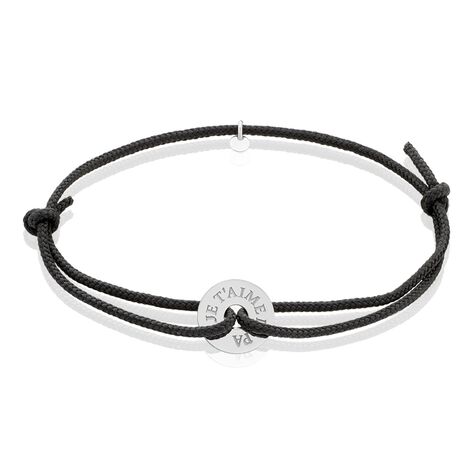 Bracelet Raphael Argent Blanc - Bracelets cordon Homme | Histoire d’Or