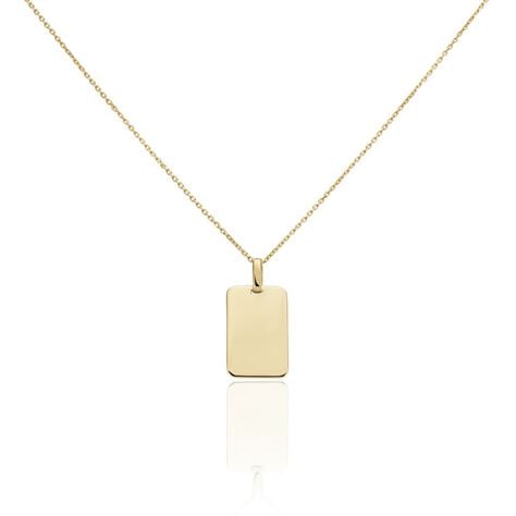 Collier Plaqu&eacute; Or Jaune Idiattis - Colliers Homme | Histoire d&rsquo;Or