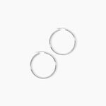 Cr&eacute;oles Verania Or Blanc - Boucles d'oreilles cr&eacute;oles Femme | Histoire d&rsquo;Or