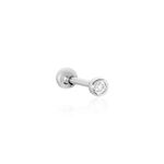 Boucles D'oreilles Puces Anani Argent Blanc Oxyde De Zirconium - Boucles d'oreilles fantaisie Femme | Histoire d&rsquo;Or