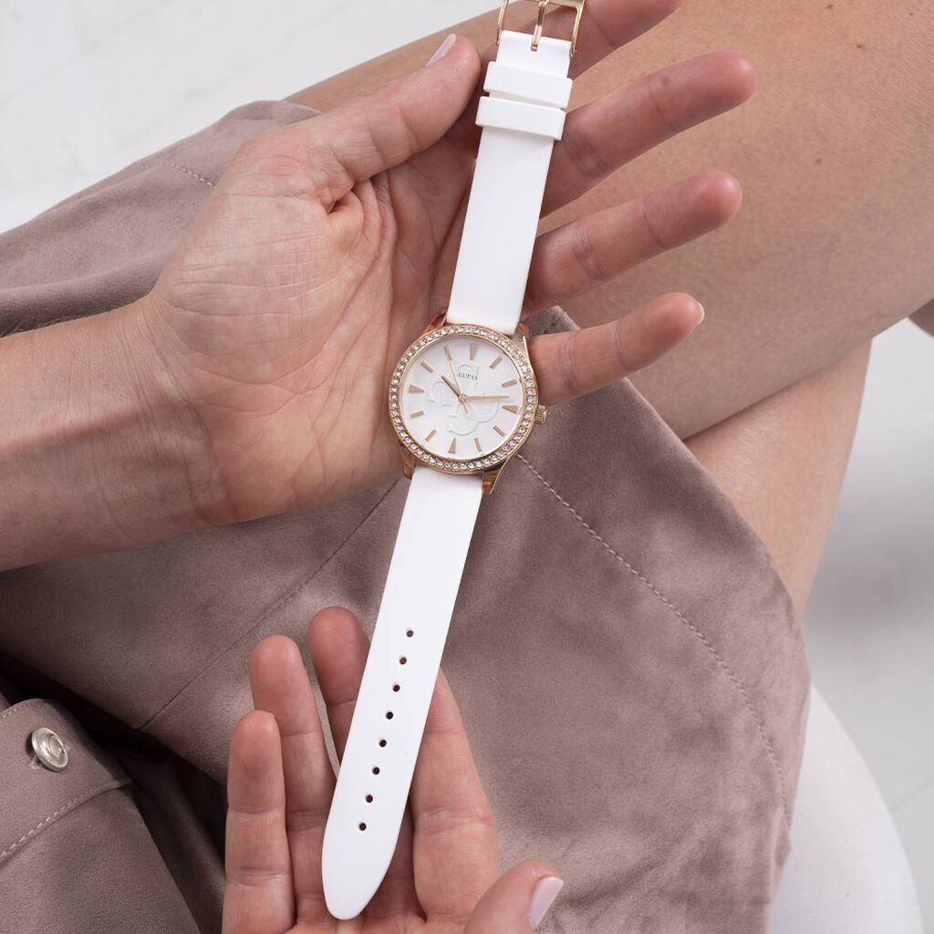 Montre Guess Anna Blanc - Montres Femme | Histoire d’Or