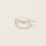 Bijou D'oreille Unitaire Parigi Argent Blanc - Boucles d'oreilles fantaisie Femme | Histoire d&rsquo;Or