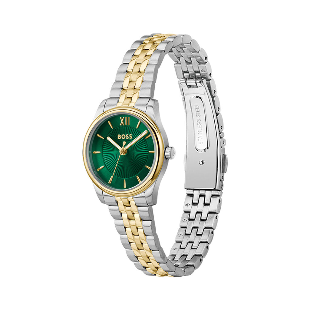 Montre Boss Graceful Mina Vert - F&ecirc;te des m&egrave;res Femme | Histoire d&rsquo;Or