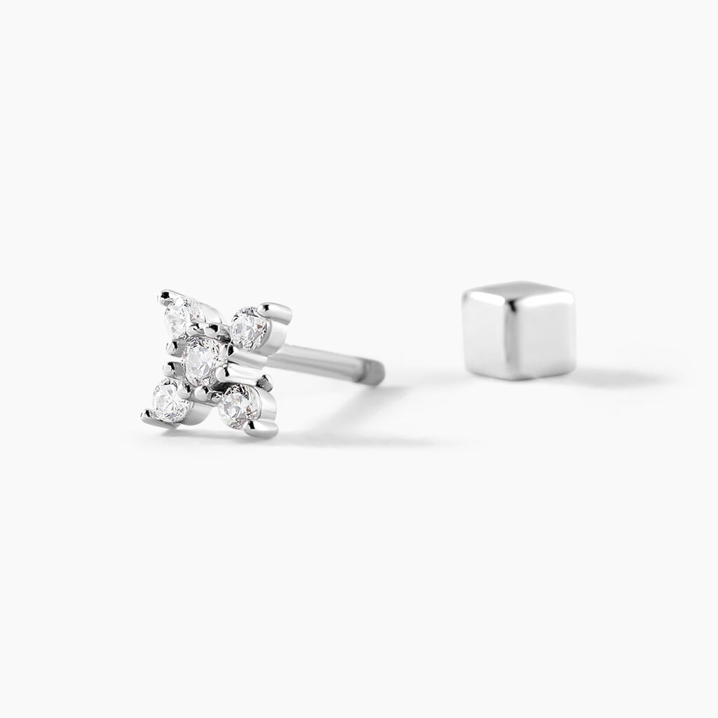 Piercing D'oreille Unitaire Argent Galihya Oxydes De Zirconium - Bijoux Femme | Histoire d’Or