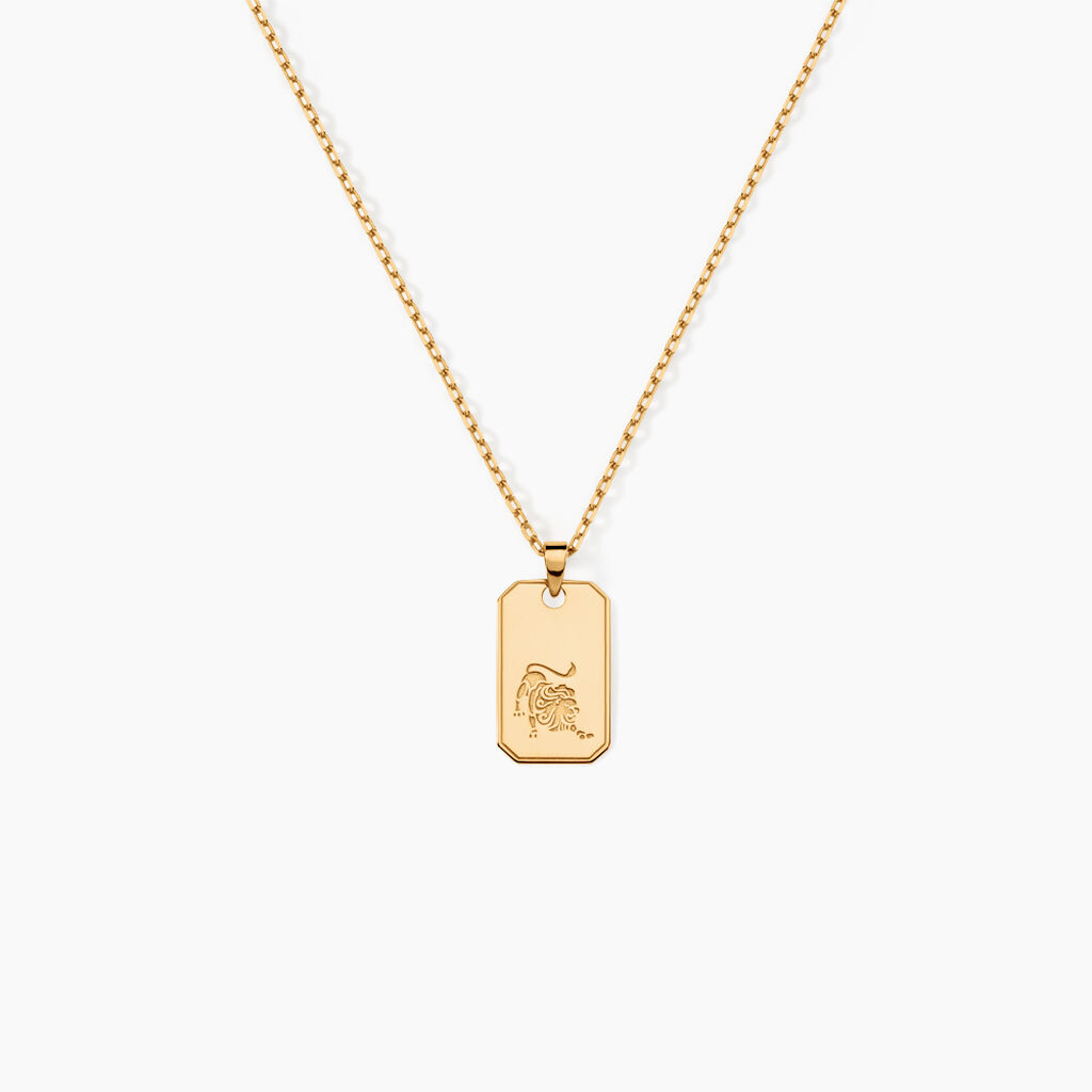 Collier Plaqué Or Quintien - Colliers Zodiaque Homme | Histoire d’Or