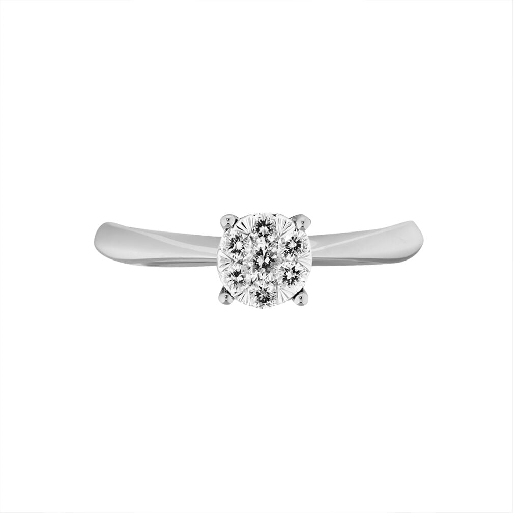 Bague Solitaire Dream Or Blanc Diamant - Bagues solitaires Femme | Histoire d&rsquo;Or
