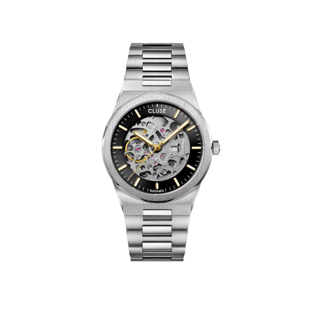 Montre Cluse Vigoureux Automatique Noir - Montres Homme | Histoire d’Or