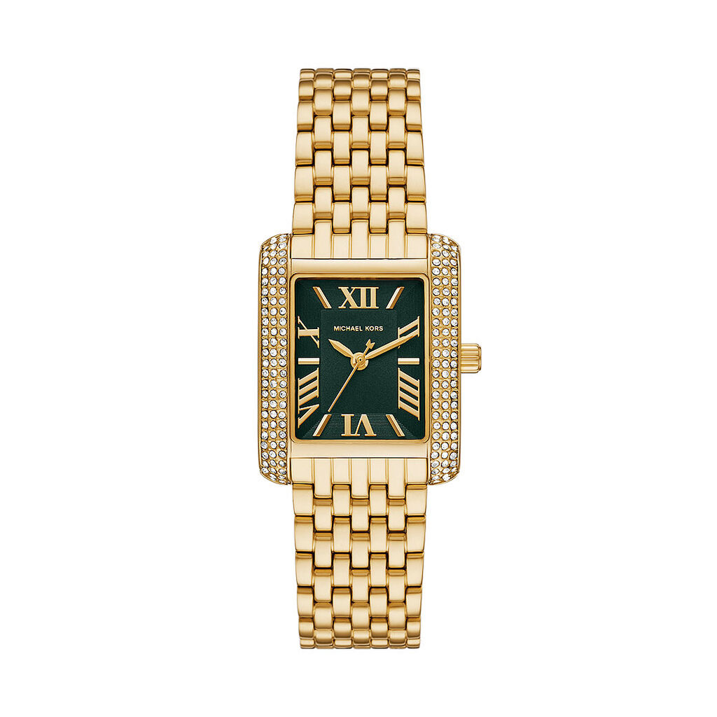 Montre Michael Kors Emery Vert - F&ecirc;te des m&egrave;res Femme | Histoire d&rsquo;Or