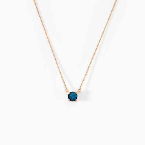 Collier Plaqu&eacute; Or Jaune Nilay Oxyde De Zirconium - Colliers fantaisie Femme | Histoire d&rsquo;Or