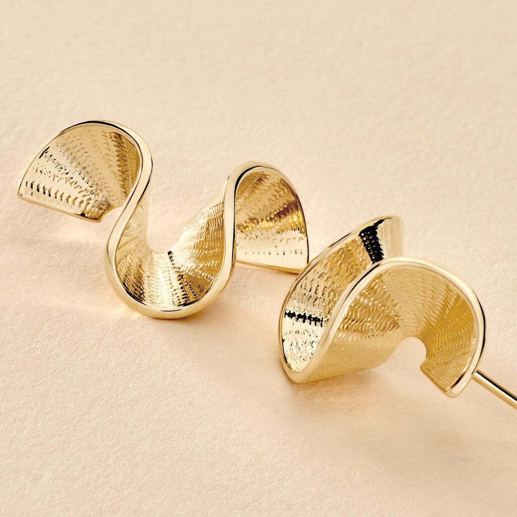 Boucles D'oreilles Pendantes Ariane Plaqué Or Jaune - Boucles d'oreilles pendantes Femme | Histoire d’Or
