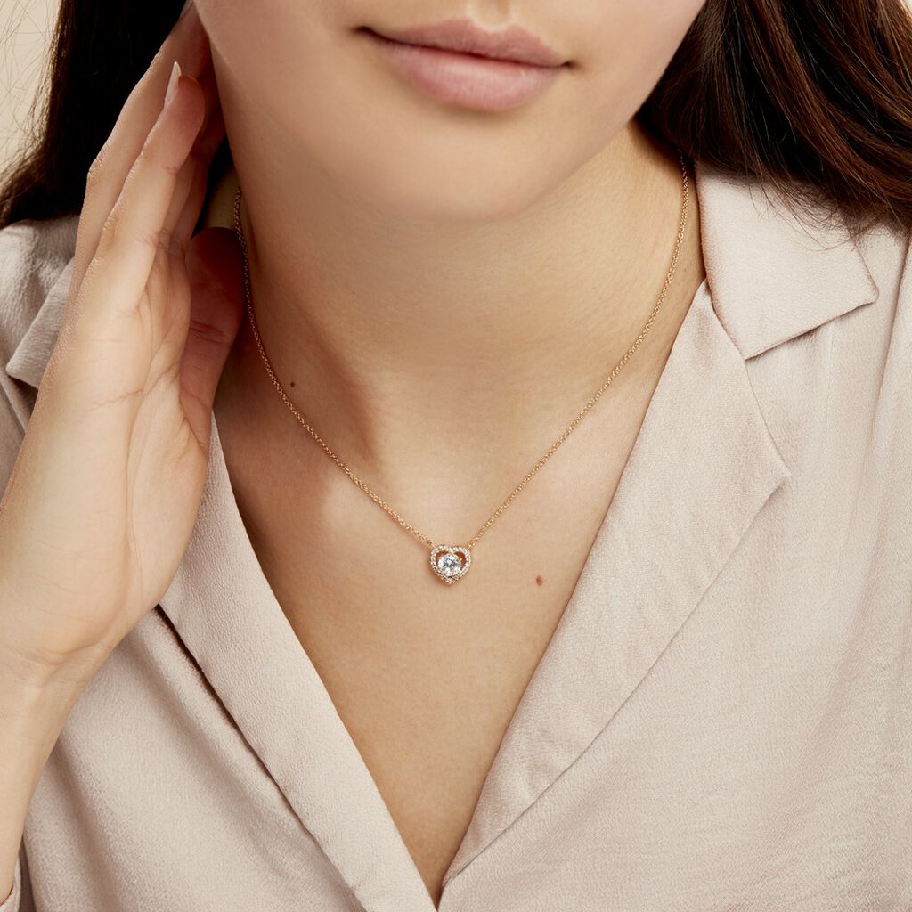 Collier Alais Plaqué Or Jaune Oxyde De Zirconium - Colliers fantaisie Femme | Histoire d’Or