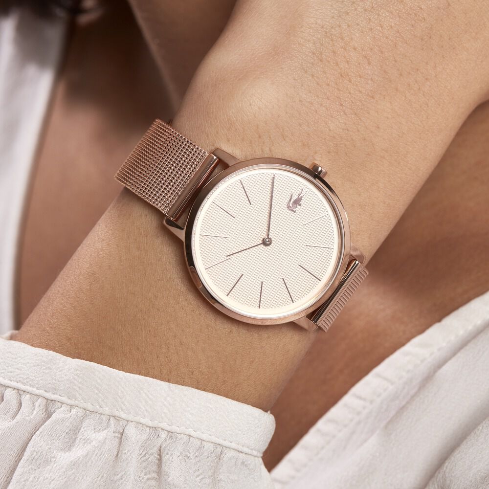 Montres Lacoste 2001080 Acier Cliquet Rose Ronde HIMFRQS7090