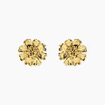 Boucles D'oreilles Puces Dyonis Acier Jaune - Boucles d'oreilles fantaisie Femme | Histoire d&rsquo;Or