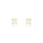 Boucles D'oreilles Puces Victoria Or Jaune Diamant - Clous d'oreilles Femme | Histoire d&rsquo;Or