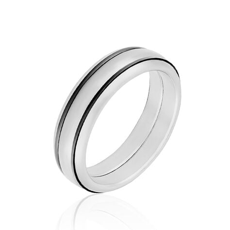 Bague Acier Blanc -  Homme | Histoire d’Or