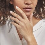 Bague Eternite Or Blanc Diamant - Bagues avec pierre Femme | Histoire d&rsquo;Or