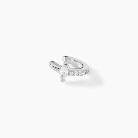 Bague D'oreille Unitaire Naura Argent Blanc Oxyde De Zirconium - Boucles d'oreilles fantaisie Femme | Histoire d&rsquo;Or