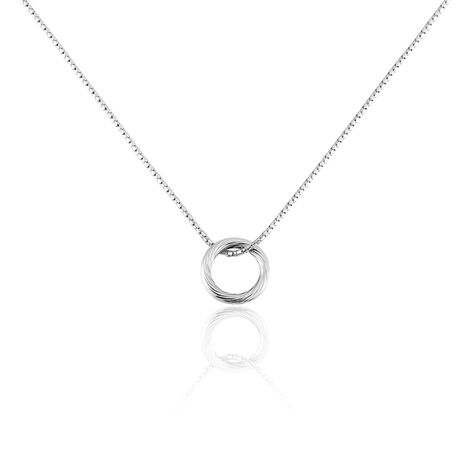 Collier Argent Blanc Melia - Colliers fantaisie Femme | Histoire d&rsquo;Or