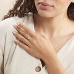 Bague Carey Or Blanc Diamant - Bagues avec pierre Femme | Histoire d&rsquo;Or