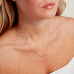 Collier Cristel Argent Blanc Oxyde De Zirconium - Colliers fantaisie Femme | Histoire d&rsquo;Or