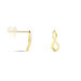 Boucles D'oreilles Puces Osanna Or Jaune Diamants - Boucles d'Oreilles Infini Femme | Histoire d’Or