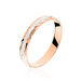 Alliance Clotilde Ruban Plat Or Bicolore - Alliances Unisex | Histoire d’Or