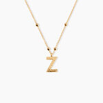 Collier Plaqu&eacute; Or Jaune Lettra - Bijoux sans pierre Femme | Histoire d&rsquo;Or