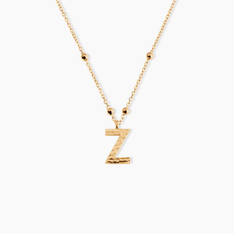 Collier Plaqu&eacute; Or Jaune Lettra - Bijoux sans pierre Femme | Histoire d&rsquo;Or