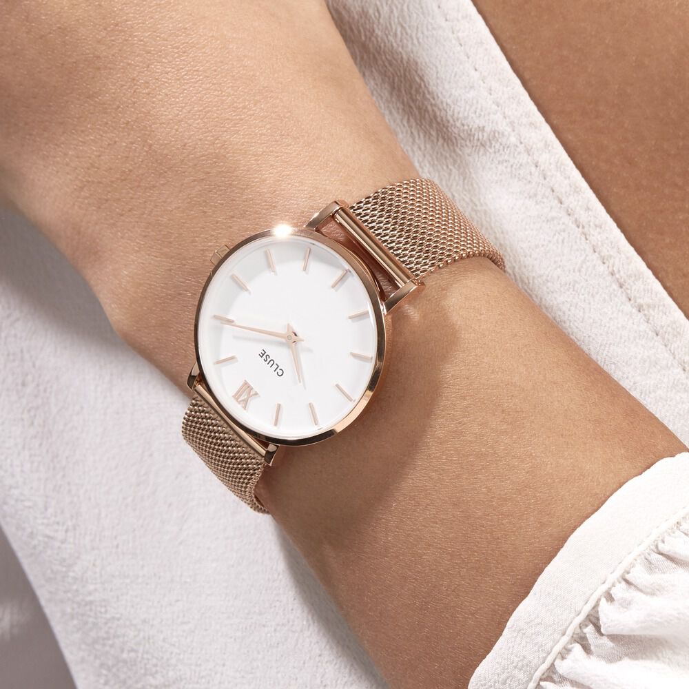 Montres Cluse CW0101203001 Acier Cliquet Rose Ronde HIMFRQW3630