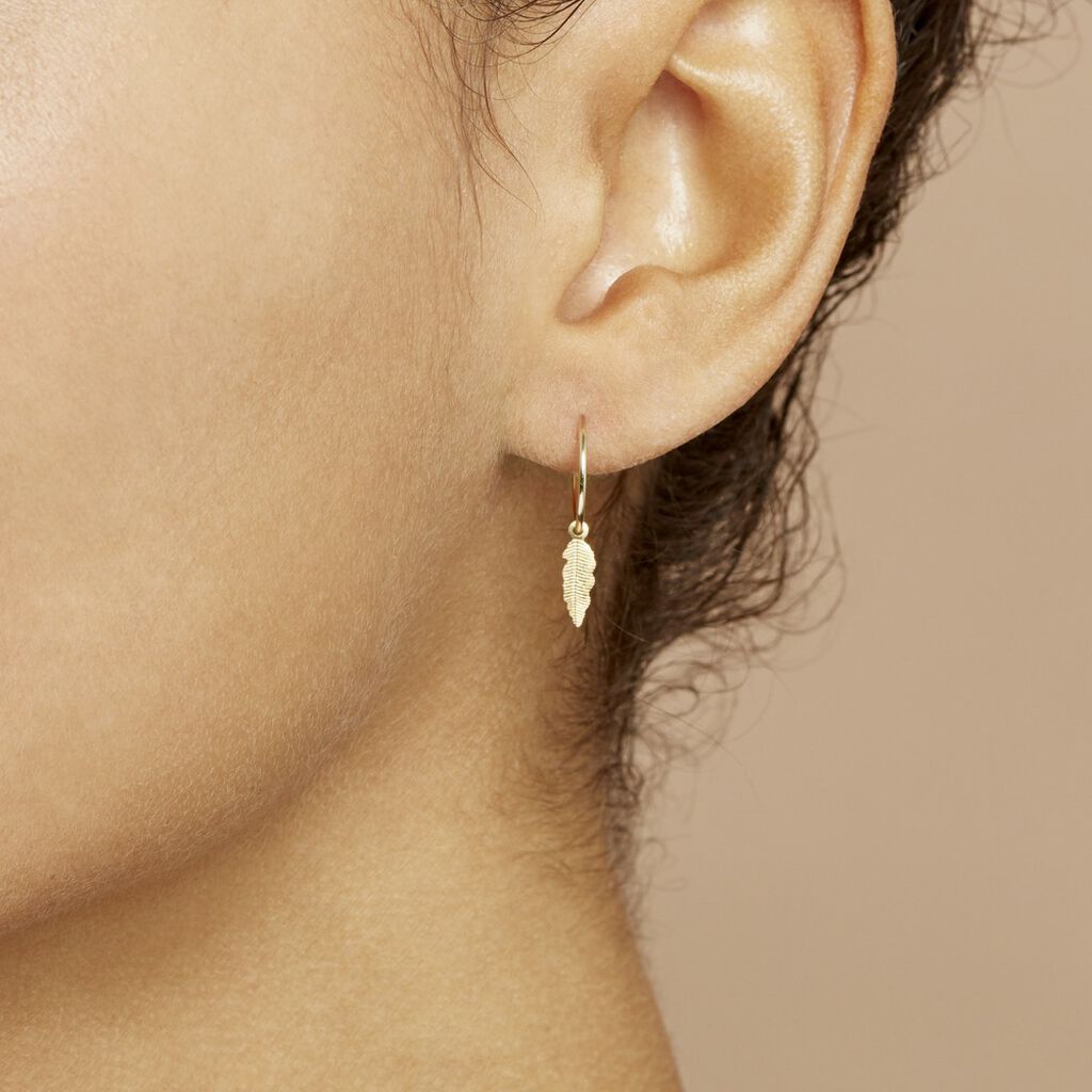 Créoles Belita Or Jaune - Boucles d'oreilles créoles Femme | Histoire d’Or