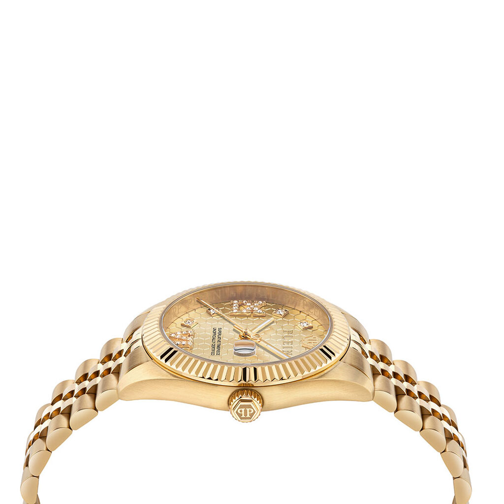 Montre Philipp Plein Date Superlative Champagne - Nouveautés Femme | Histoire d’Or