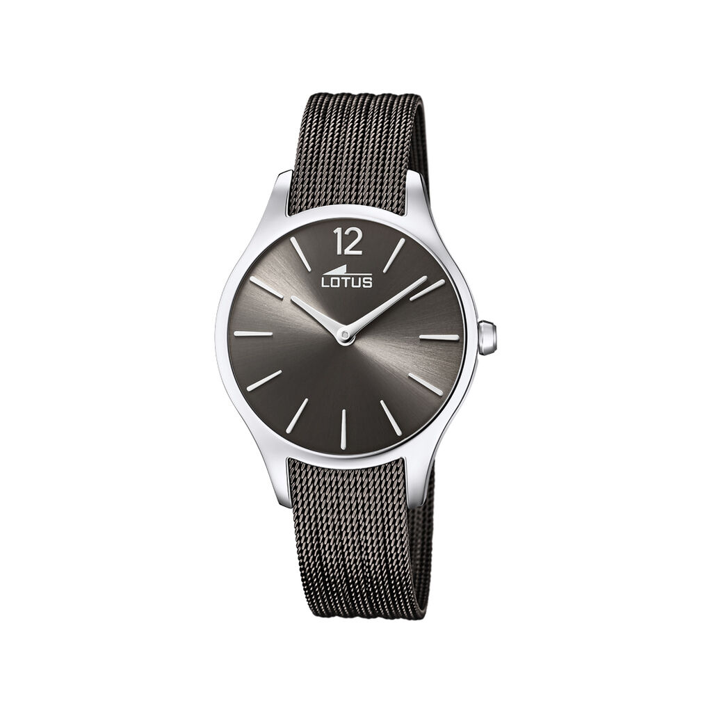 Montre Lotus Bliss Noir - Montres Femme | Histoire d’Or