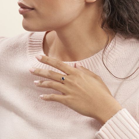 Bague Jahyna Or Jaune Saphir Et Diamant - Bagues solitaires Femme | Histoire d’Or