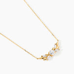 Collier Alexine Or Jaune Oxyde De Zirconium - Colliers Femme | Histoire d&rsquo;Or