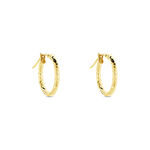 Cr&eacute;oles Carlyle Or Jaune - Boucles d'oreilles cr&eacute;oles Femme | Histoire d&rsquo;Or