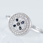 Bague Elfidiane Or Blanc Diamant - Bagues solitaires Femme | Histoire d&rsquo;Or