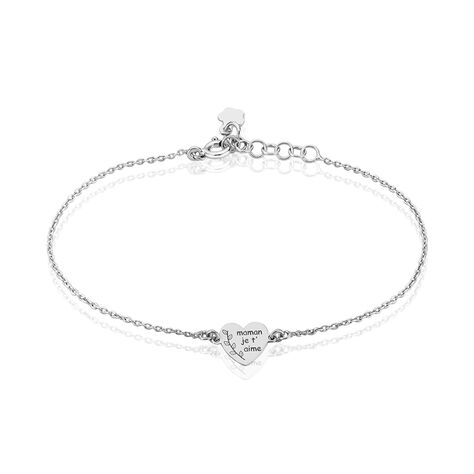 Bracelet Aemilia Argent Blanc - Bracelets Femme | Histoire d’Or