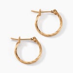 Cr&eacute;oles Anusha Plaqu&eacute; Or Dor&eacute; - Boucles d'oreilles cr&eacute;oles Femme | Histoire d&rsquo;Or