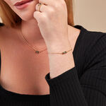 Bracelet Luccia Plaqu&eacute; Or Dor&eacute; Pierre D'imitation - Bracelets Femme | Histoire d&rsquo;Or