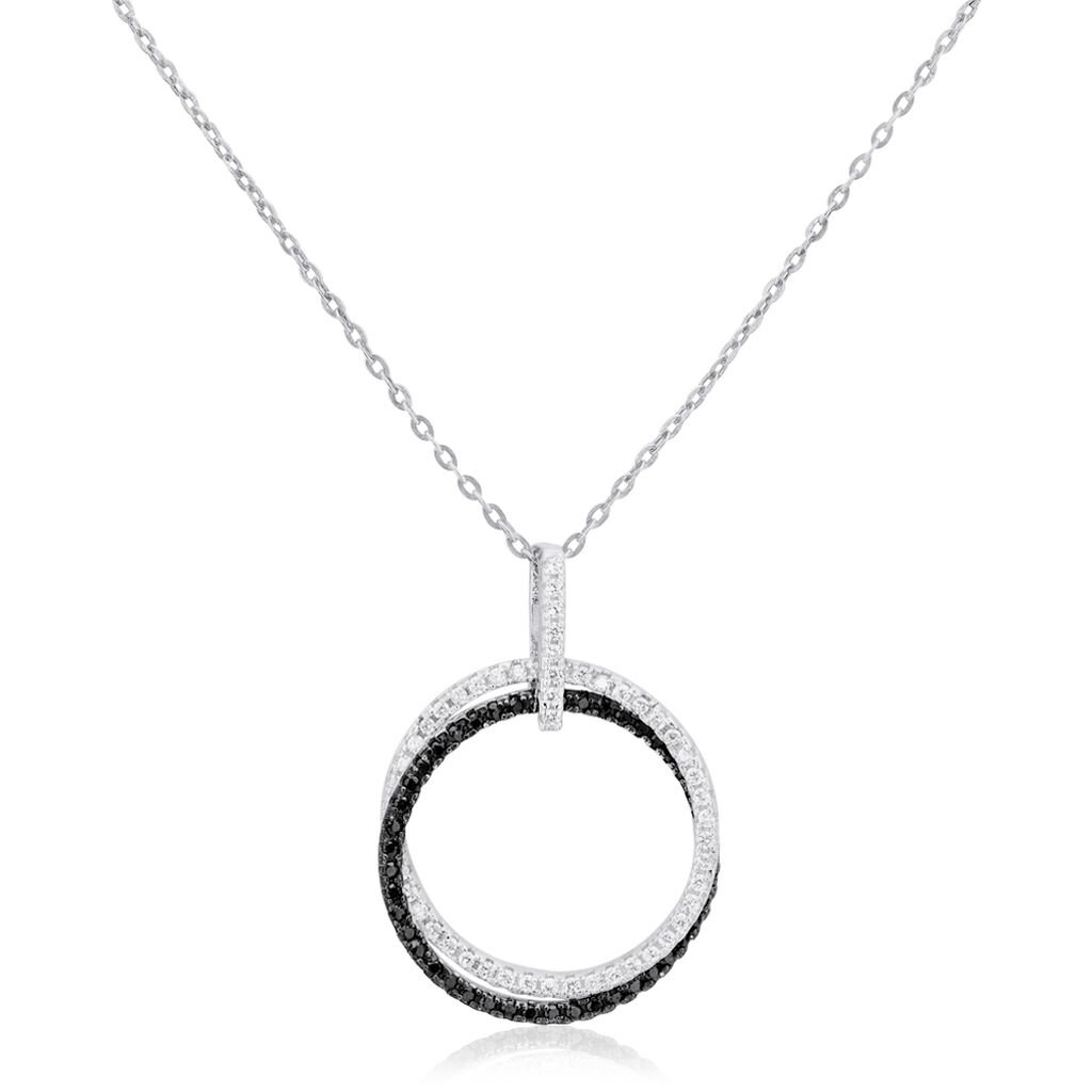 Collier Livvy Argent Blanc Oxyde De Zirconium - Colliers fantaisie Femme | Histoire d’Or