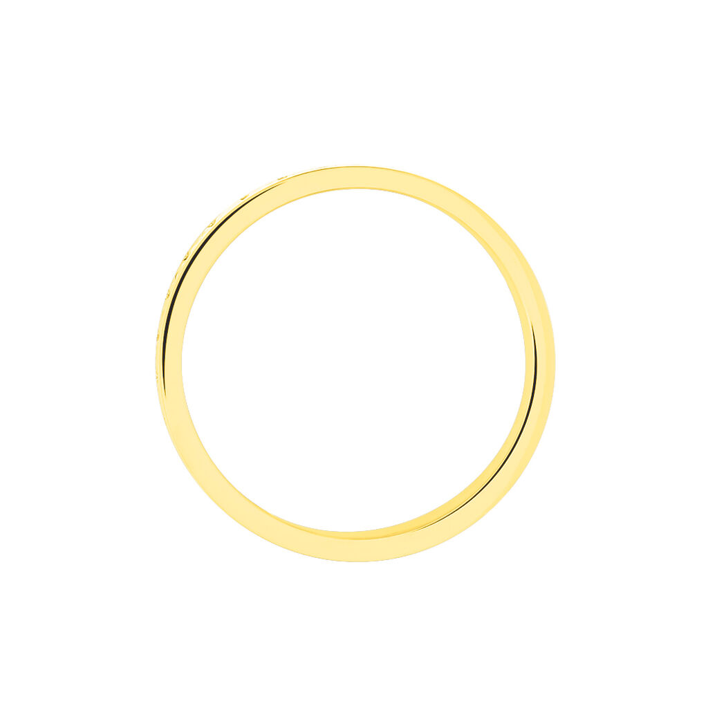Alliance Raphie Ruban Plat Or Bicolore - Alliances Famille | Histoire d’Or