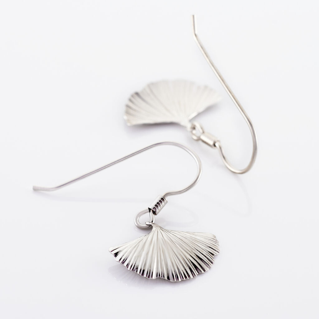 Boucles D'oreilles Pendantes Sahana Argent Blanc - Boucles d'oreilles fantaisie Femme | Histoire d’Or