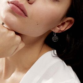 Boucles D'oreilles Pendantes Mely Argent Blanc - Boucles d'oreilles fantaisie Femme | Histoire d’Or