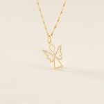 Pendentif Estrellita Ange Or Jaune - Pendentifs Communion Femme | Histoire d&rsquo;Or
