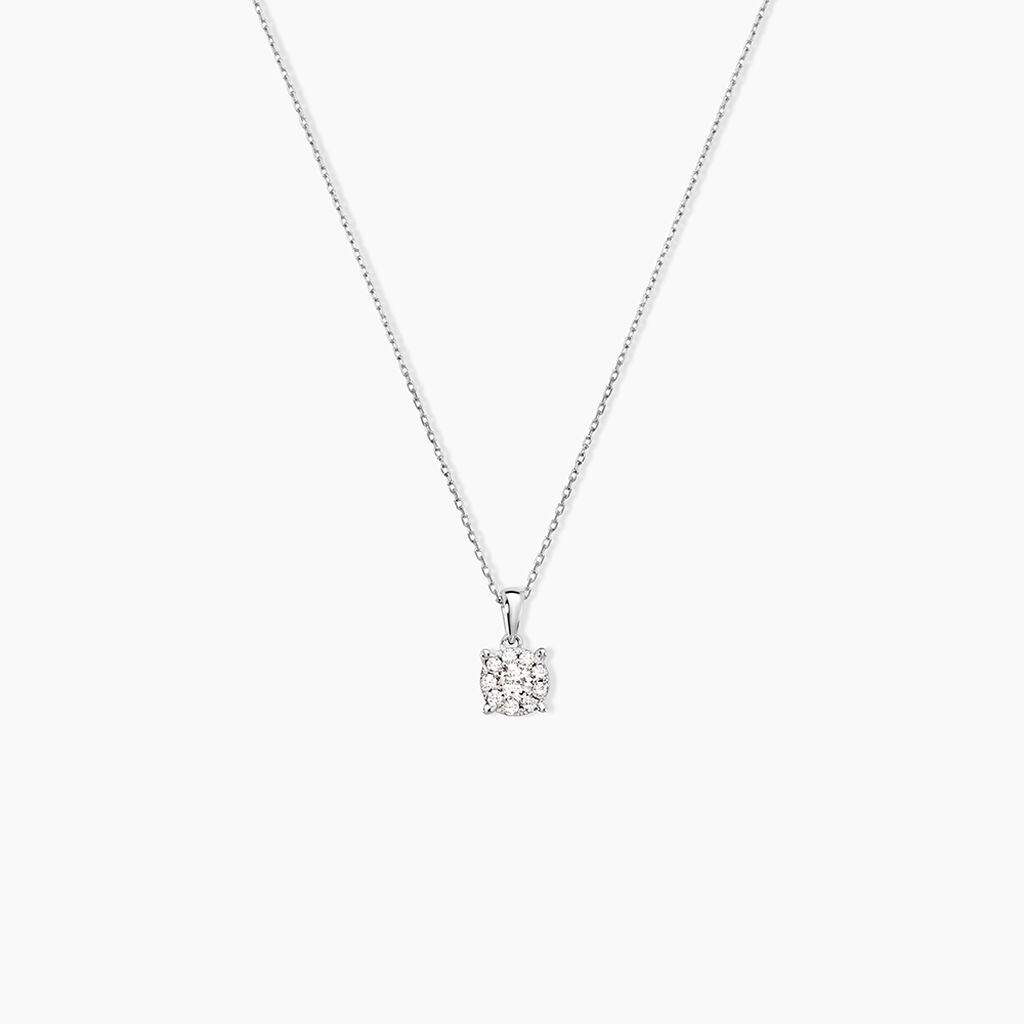 Collier Artemis Or Blanc Diamant - Colliers Femme | Histoire d&rsquo;Or