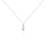 Collier Clothilde Or Blanc Oxyde De Zirconium - Colliers Femme | Histoire d&rsquo;Or