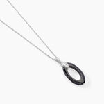 Collier Peer Argent Blanc Oxyde De Zirconium - Colliers fantaisie Femme | Histoire d&rsquo;Or