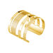 Bracelet Jonc Abram Acier Jaune - Bracelets fantaisie Femme | Histoire d’Or