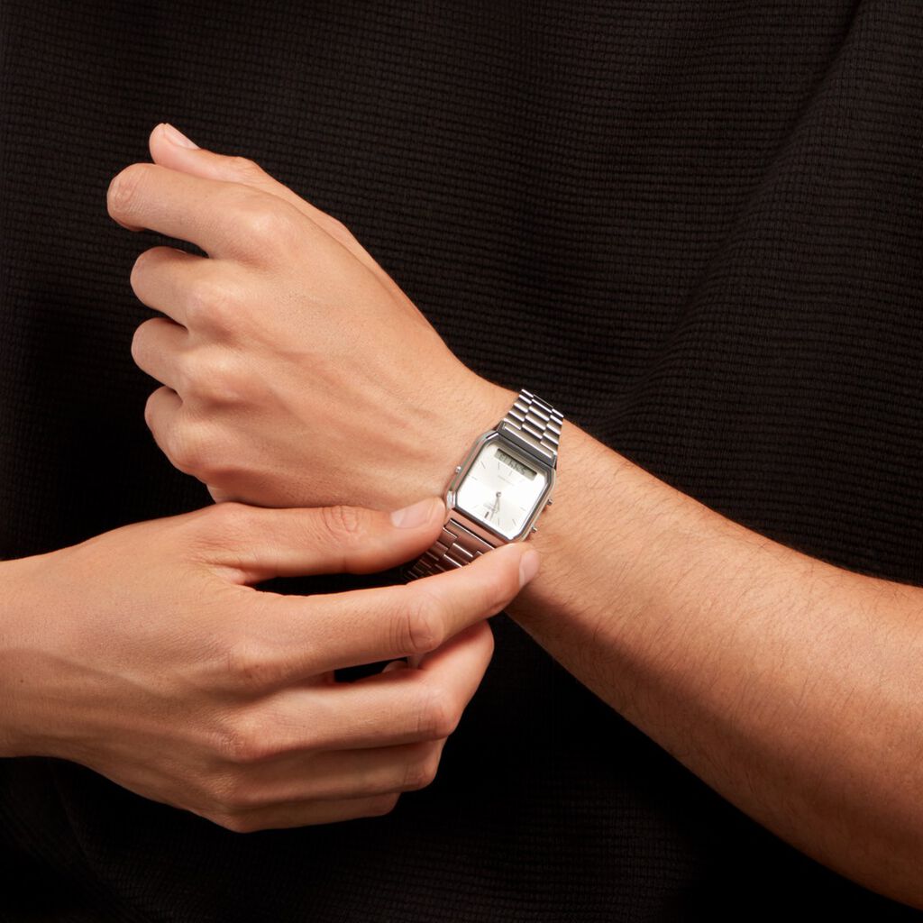 Montre Casio Collection Vintage Gris - Montres Homme | Histoire d’Or