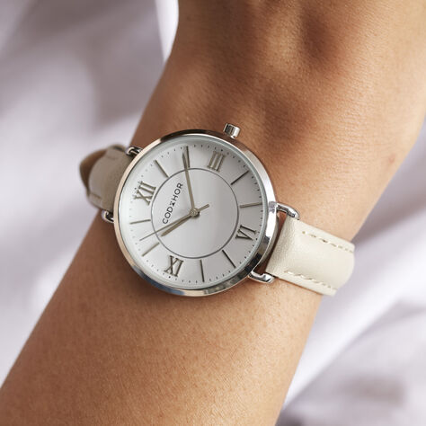 Montre Codhor Lena Blanc - Montres Femme | Histoire d’Or